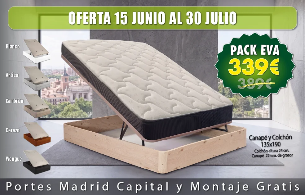 Pack EVA 135 OFERTA del 15 de junio al 30 de julio