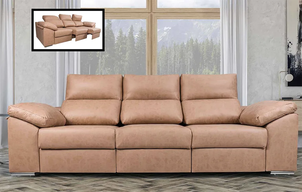 Sofá Berlín, carros extraibles